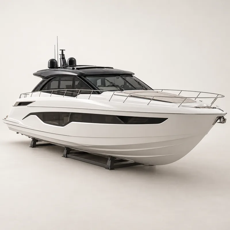 A sport yacht on calm water